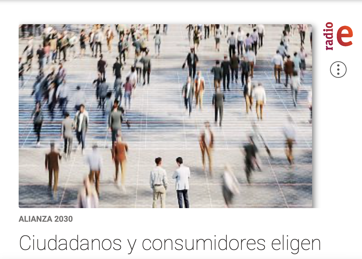 Ciudadanos y consumidores eligen, Radio España